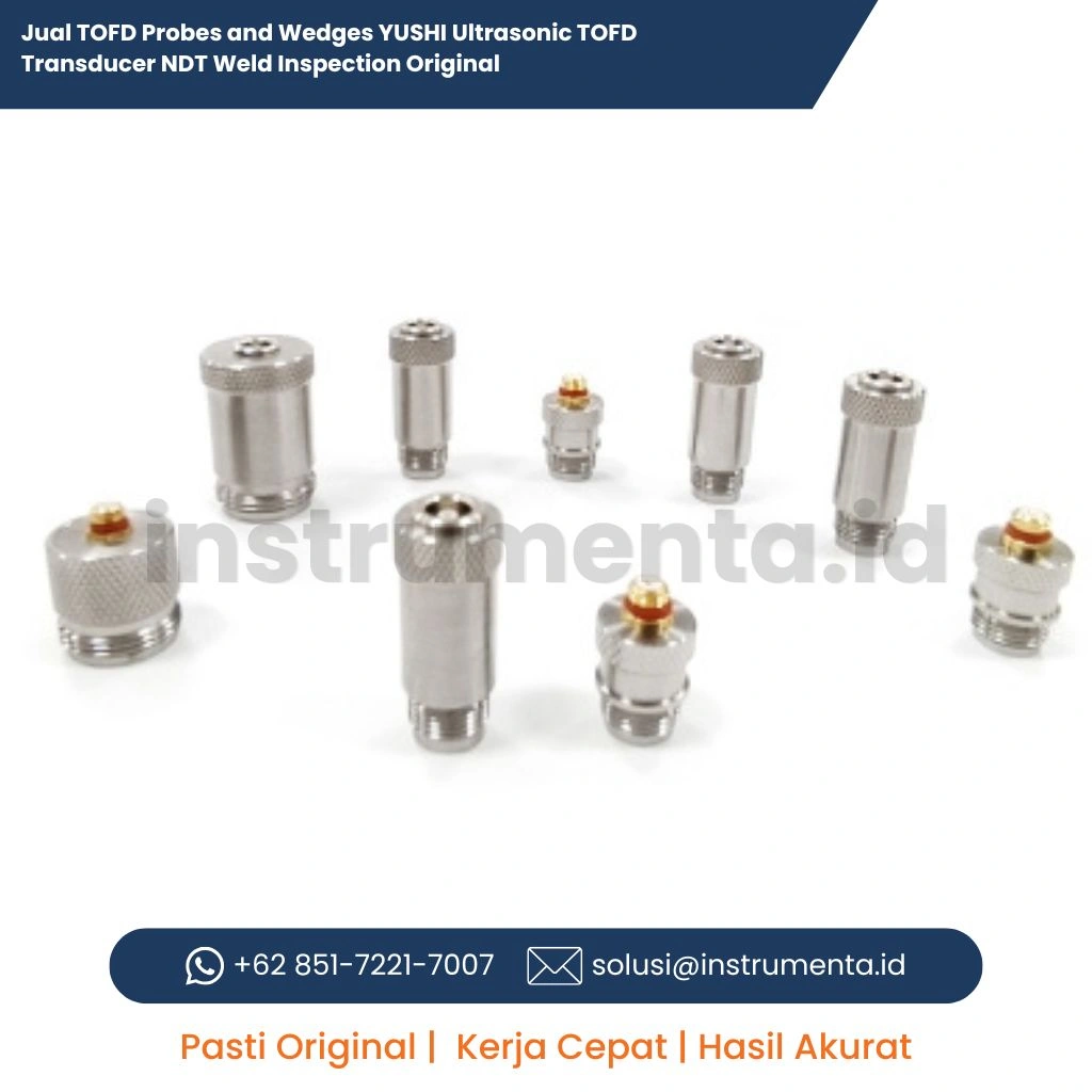 Jual TOFD Probes and Wedges YUSHI Ultrasonic TOFD Transducer NDT Weld Inspection Original